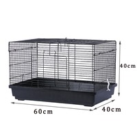 Cage unique pour maison cochon d'inde 60x40x40cm, Cage Portable pour animaux de compagnie, accessoires de Cage à Hamster, vente en gros