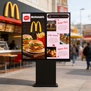 Señalización Digital para Exteriores con Bisel Ultra Delgado, 3000 Nits, IP66 Impermeable, Monitor LCD Publicitario con Retroiluminación LED <span class=keywords><strong>de</strong></span> Alto Brillo - Product Image 1