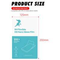 Film de protection d'écran en hydrogel ultra-résistant et flexible, 2.5D, dureté 7H, ultra-fin, prix usine