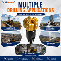 Промышленная долота PDC Drillsoltek с твердосплавным напылением для бурения горных пород методом HDD