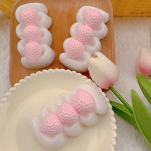 Hot Selling TPR Taba Strawberry Cream Bar Pinch Pressure Release Promotional Gift Decompression <b>Squeeze</b> Squishy Toys for Kids - Product Image 2