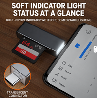 Anker Pembaca Kartu Memori 2-in-1 Tipe-C (SDXC/SDHC/SD//XC) UHS-I untuk MacBook Pro 2019/2018/2017 & Lainnya