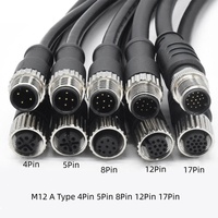 Câble de connecteur M12 M8 OEM/ODM pour faisceau de câblage industriel, capteur et actionneur, pour l'automatisation PLC et la robotique