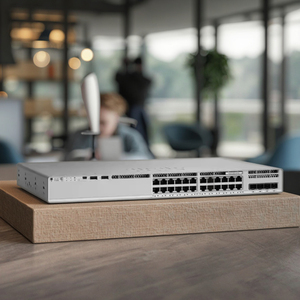 สำหรับ C9200L-24T-4G-E ซีรีส์ 9200L สวิตช์อีเธอร์เน็ตแบบจัดการ 24 พอร์ต 4 กิกะบิต SFP อัปลิงค์ พร้อมรองรับ QoS และ SNMP - Product Image 2