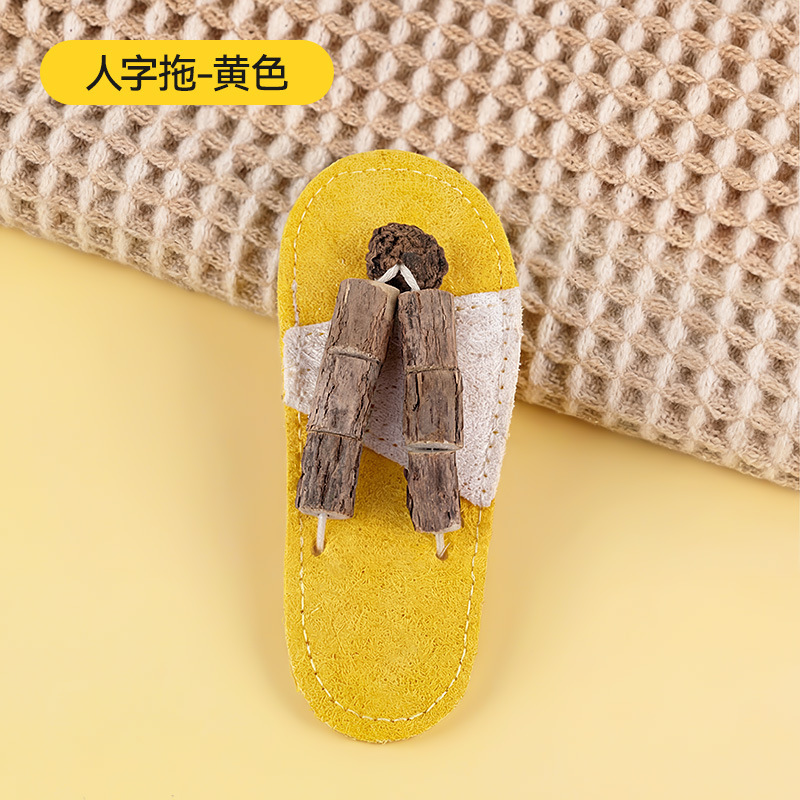 Tongs jaunes