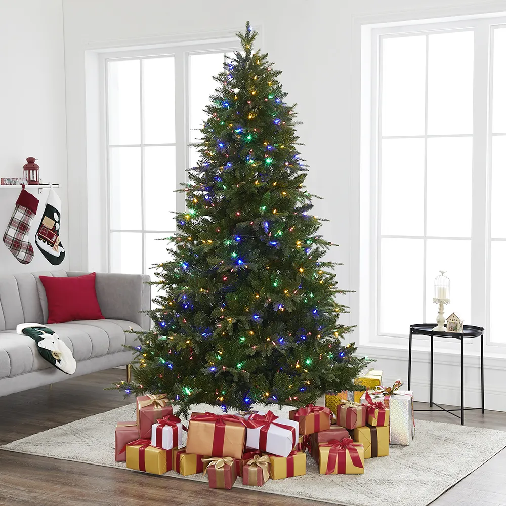 Pre Lit Christmas Tree For Decoration Diy Christmas Tree Holiday Indoor Home Decor 5ft To 8ft