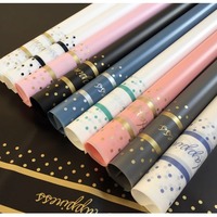 Papier d'emballage de fleurs artistiques Han Su Papier d'emballage imperméable pour bouquets Taille personnalisée pour savon et artisanat