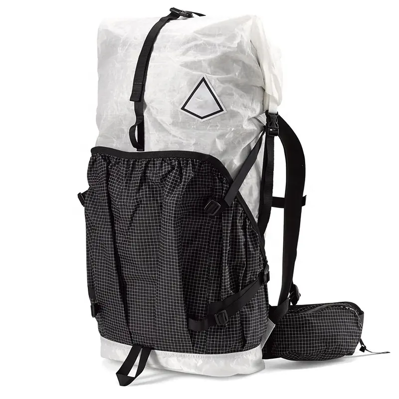 Özelleştirilmiş büyük 50L avcılık kamp sırt çantası yürüyüş sırt çantası açık seyahat dağcılık çantası yürüyüş sırt çantası