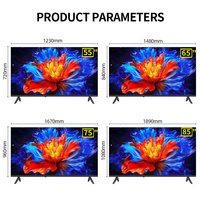 Televisor Inteligente LED LCD HDTV Android Google de 100 Pulgadas OEM ODM 4K 8K UHD con Soporte Multilingüe