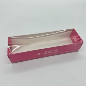 Couvercle de plateau à gaufres en carton imprimé avec logo personnalisé pour biscuits, boulangerie, gaufres, emballage avec couvercle, bac à papier pour sucette glacée - Product Image 6