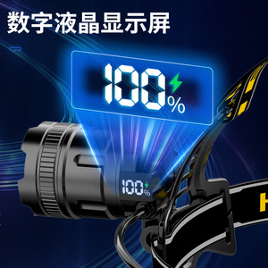 Faro LED de 5W recargable de 2400mAh con pantalla lateral para camping, pesca, exploración y trabajo. - Product Image 2