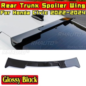 สปอยเลอร์หลังสำหรับ Honda Civic Hatchback รุ่นที่ 11 ปี 2022-2024 ชุดแต่งสปอยเลอร์หลังคา ABS พลาสติก อุปกรณ์ตกแต่งรถยนต์ - Product Image 1