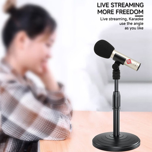 Microphone professionnel double BAIFEILI KM 184, connecteur XLR en métal doré, filaire, à condensateur, pour enregistrement en studio, portable, pour musiciens - Product Image 2