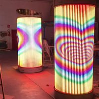 Module incurvé d'écran LED d'intérieur économe en énergie intelligent P5 de 320x160mm pour l'affichage d'événement