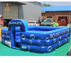 <span class=keywords><strong>Structure</strong></span> <span class=keywords><strong>gonflable</strong></span> de jeu et de <span class=keywords><strong>piscine</strong></span> à mousse pour extérieur avec toboggan et château <span class=keywords><strong>gonflable</strong></span> : Activité de plein air à mousse - Product Image 5