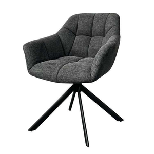 <span class=keywords><strong>Chaise</strong></span> de salle à manger moderne en velours gris, dossier haut, rembourrée en tissu doux, style nordique de luxe pour restaurant et <span class=keywords><strong>cuisine</strong></span> domestique - Product Image 2