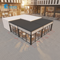 Kit de pergola modulaire en aluminium avec toit à lames orientables - Écologique, durable, autoportant, facile à assembler pour une utilisation en extérieur