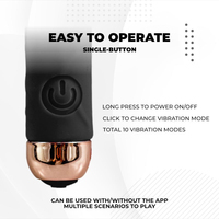 Vibrador en Forma de Pene Realista, Mini Vibrador de Bala de Silicona, Estimulador de Punto G, Vaginal y Clitoriano, Vibrador con Forma de Lápiz Labial para Mujeres