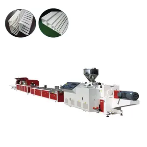 Jwell Color Optional Plastic Pvc Trunking extrusion line Good Insulation Profile extruder ISO CE