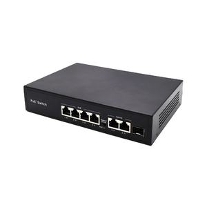 LIXINC 4-Port Gigabit POE Switch dengan 4*10/100/1000M POE 2*100M Ethernet Uplink 1SFP SC konektor tipe Fiber Optic peralatan - Product Image 1