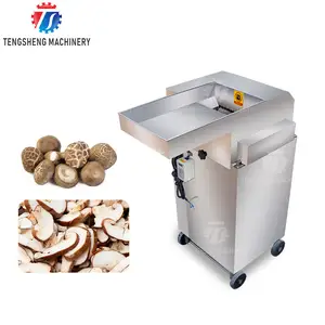 Automatic Fresh Mushroom Apricot Abalone Mushroom Slicing Machine Dry Mushroom Slicer Cutter Machine
