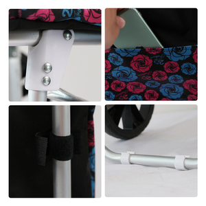 New Christmas Launch Aluminum Alloy Material Folding <strong>Trolley</strong> <strong>Bags</strong> <strong>for</strong> <strong>Shopping</strong> Cart <strong>Replacement</strong> Wheels - Product Image 4