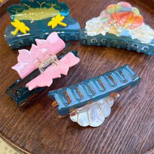 جديد عصري أوشن شل نجم البحر الخيال النساء ، دراجونفلي اللؤلؤ خلات حجر الراين جودة عالية - Product Image 2