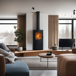 YX-L02 Eco <span class=keywords><strong>2022</strong></span> autoportant intérieur/extérieur poêle à bois moderne classique Design européen acier fer matériel usage domestique granulés de carburant - Product Image 4