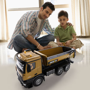 Festival Gift Huina 1573 10CH 1/14 <strong>RC</strong> <strong>Dump</strong> <strong>Truck</strong> Alloy Transport Vehicles Remote Control Toy <strong>Truck</strong> - Product Image 1
