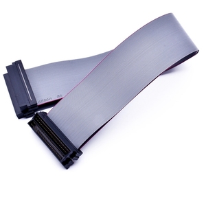 Perakitan Kabel Pita Datar IDC 2.54mm Kabel Pita Abu-abu dengan Konektor IDC Ganda untuk Peralatan Kontrol Industri PCB - Product Image 3