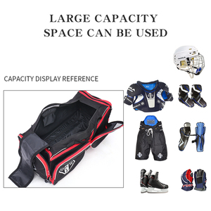 <span class=keywords><strong>Sac</strong></span> à roulettes TACKLA <span class=keywords><strong>de</strong></span> haute qualité, durable, imperméable, avec système <span class=keywords><strong>de</strong></span> roulettes, grande capacité, noir/rouge, <span class=keywords><strong>sac</strong></span> pour équipement <span class=keywords><strong>de</strong></span> <span class=keywords><strong>hockey</strong></span> <span class=keywords><strong>sur</strong></span> <span class=keywords><strong>glace</strong></span>, optimal pour - Product Image 6