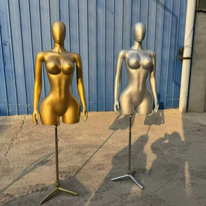 Maniquí de Medio Cuerpo Femenino de Talla Grande <span class=keywords><strong>con</strong></span> Busto y Cadera Curvos para Exhibición de Vestidos de Novia, Maniquí de Talla Grande - Product Image 1