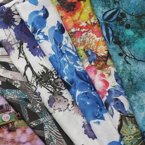 Tela de lino con estampado personalizado para ropa y almohada, 100% GSM - Product Image 6