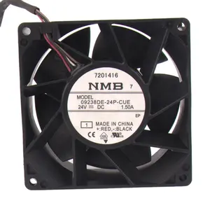 Orijinal NMB 12V 48V DC24V 1.5A ECAC 92X92X38MM 9CM 9238 eksenel eksenel akış santrifüj havalandırma 09238DE-24P-CUE soğutma fan