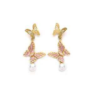 Boucles d'oreilles pendantes tendance E295-190-023Z - Product Image 1