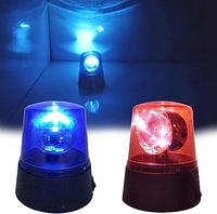 Anpassbare LED Mini Disco Lichter Moderne rot blaue Lampe funkelnd drehbar für Kinder Energie effizientes Weihnachts-Thanksgiving