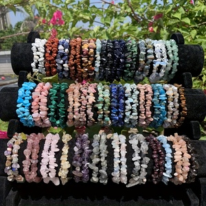 Bracelet en gravier multi-matériaux en gros, pierres de guérison et cristaux pour le Feng Shui et les cadeaux - Product Image 5
