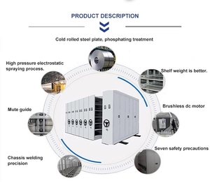 מערכות אחסון אוטומטיות בצפיפות גבוהה עם מדפים קומפקטיים חכמים, מערכות מדפים ניידות עם בקרת מסך מגע חכמה - Product Image 4