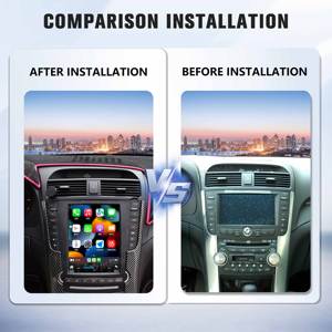 Reproductor Multimedia con Pantalla Táctil de 10.4 Pulgadas, Navegación GPS, Carplay Inalámbrico, Radio Estéreo para Automóvil Android para Honda Acura TL 2004-2008 - Product Image 2