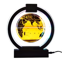 Globo Terráqueo Magnético de Levitación, de Plástico, de Lujo, Regalo Tecnológico, Decorativo, en Inglés, Regalo de Cumpleaños para Niños