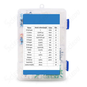 Kit <span class=keywords><strong>de</strong></span> modèle moléculaire 382 pièces pour enseignant et étudiant en chimie organique - Product Image 4