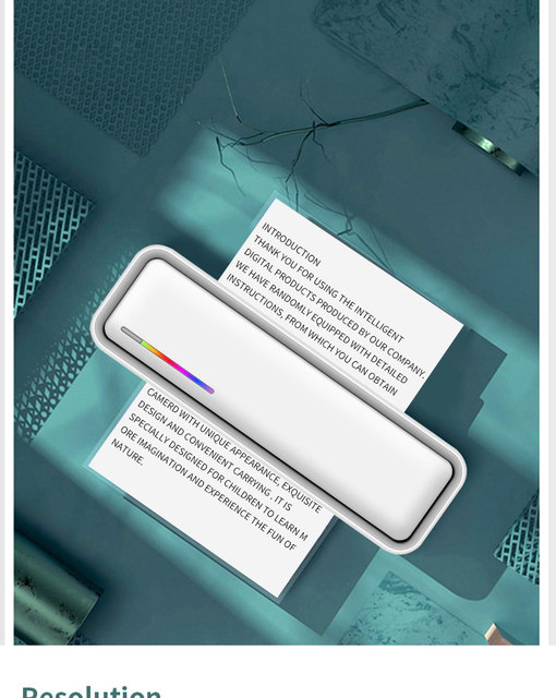 Portable A4 Wireless Travel Printer Factory Direct Mini  Mobile Office Document Photo Tattoo in Stock