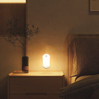 Lampe de nuit à détecteur de mouvement sans fil en forme de souris, alimentée par batterie, armoire à induction Lampe murale à LED