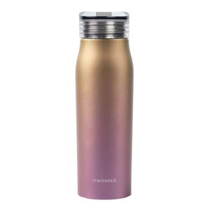 TIWONDER Pure Titanium Pattern Water <b>Bottle</b> 550ml Lightweight <b>Travel</b> <b>Bottle</b> for Outdoor Sports BPA Free Single Wall 0-6 Hours - Product Image 4