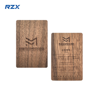Tarjetas de Madera RFID con Logotipo Grabado Personalizado de 13.56Mhz, Tarjetas de Acceso para Hoteles