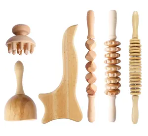 Outils de massage en bois pour tout le corps Détendez-vous avec la massothérapie en bois