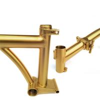 Cadre de vélo pliant Brompton en titane CG, alliage de titane Gr9, poutre de 16 pouces, 20 pouces