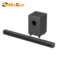 Barre de son Bluetooth 501D 60W RMS, lumière LED, AUX USB FM télécommande, woofer 5'', barre de son surround pour téléviseur domestique