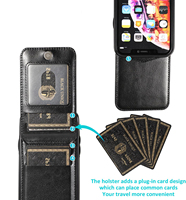 Étui de téléphone en cuir TPU personnalisé avec logo Mount Yanzhi, porte-cartes RFID et protection étanche, coque arrière minimaliste pour téléphone portable