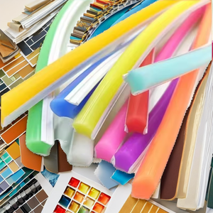 Luz LED de Neón Flexible Tipo Split de 12V, Tira de Neón Flexible de Silicona, Impermeable IP65, para Señalización de Hoteles e Iluminación Exterior - Product Image 1